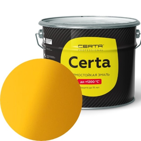 CERTA до 750°С желтый 10 кг